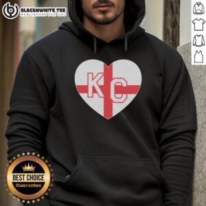 Alternative view of Official England KC Heart Red T-Shirt
