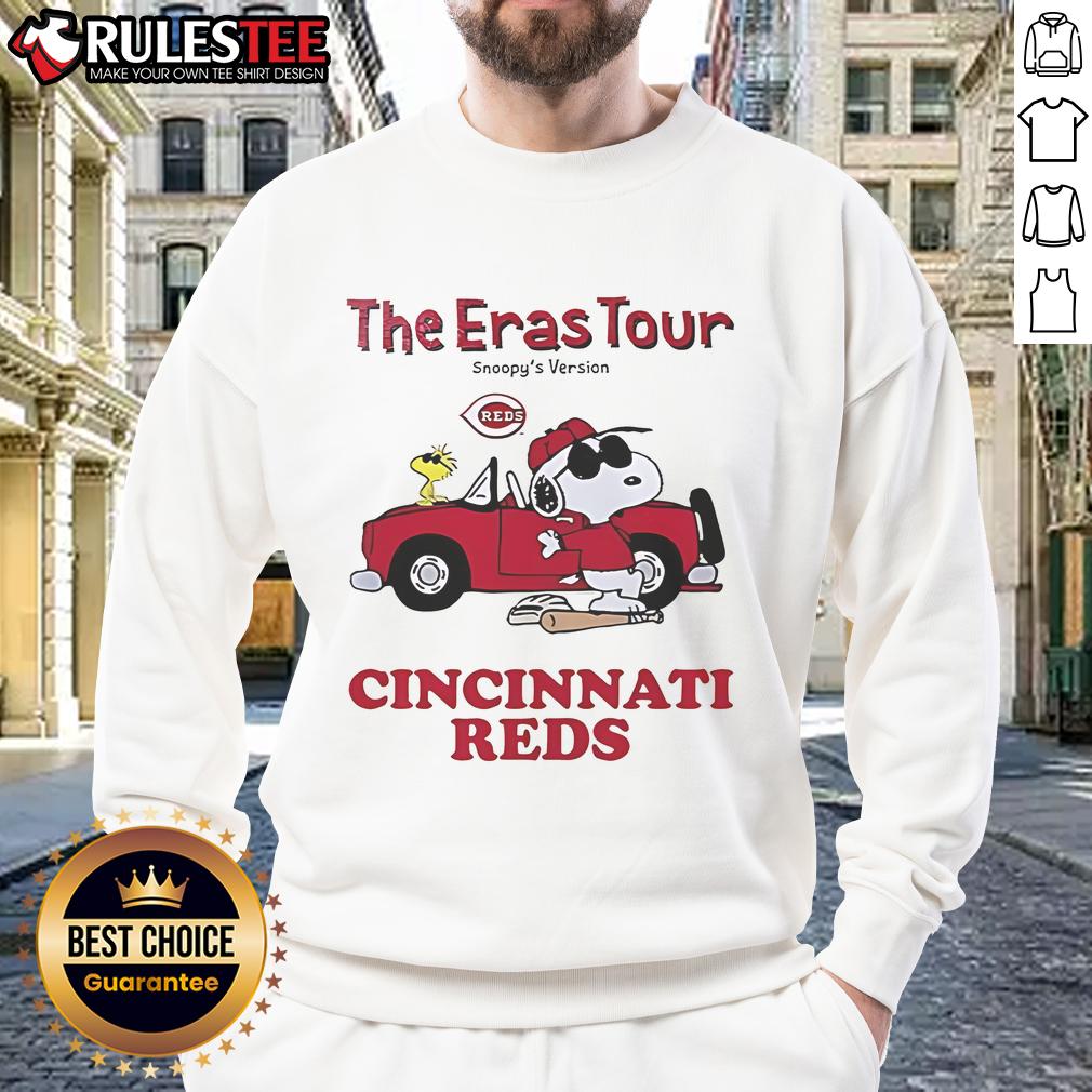 Official Cincinnati Reds The Eras Tour Snoopy T-Shirt - Image 5