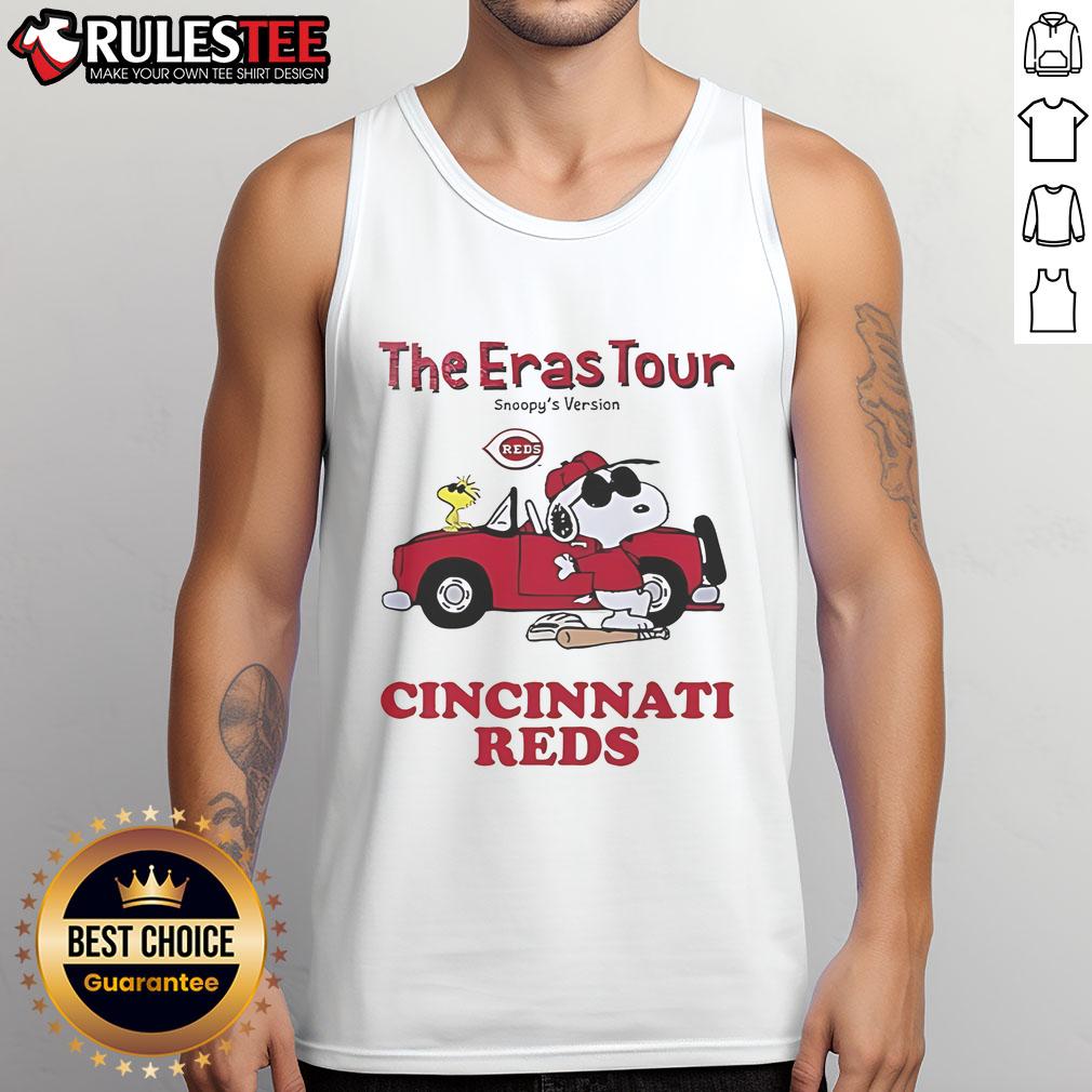 Official Cincinnati Reds The Eras Tour Snoopy T-Shirt - Image 4