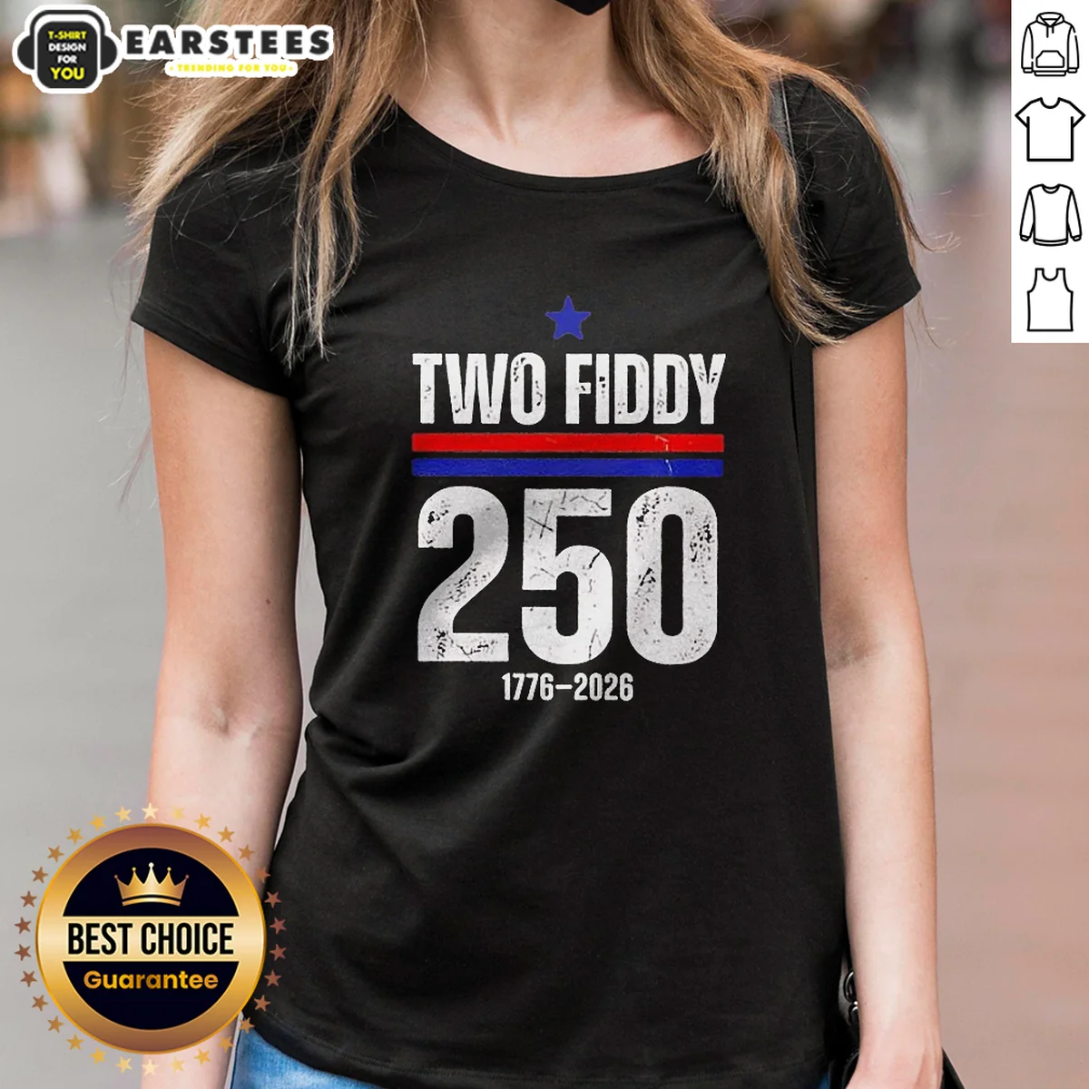 Pretty Two Fiddy 250 17762026 USA T-Shirt