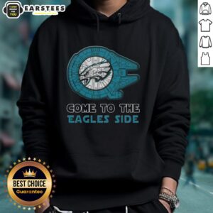 Alternative view of Awesome Star Wars Come To The Philadelphia Eagles Side T-Shirt