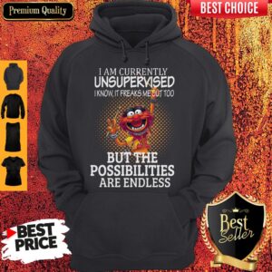 Alternative view of Official Muppets I’m Currently Unsupervised But The Possibilities Are Endless Shirt