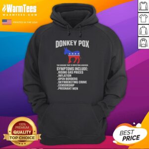 Alternative view of Nice Donkey Pox The Disease That Is Infecting America T-Shirt
