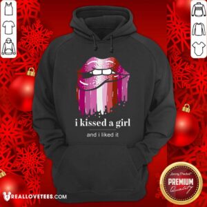 Alternative view of Lip I Kissed A Girl And I Liked It Shirt