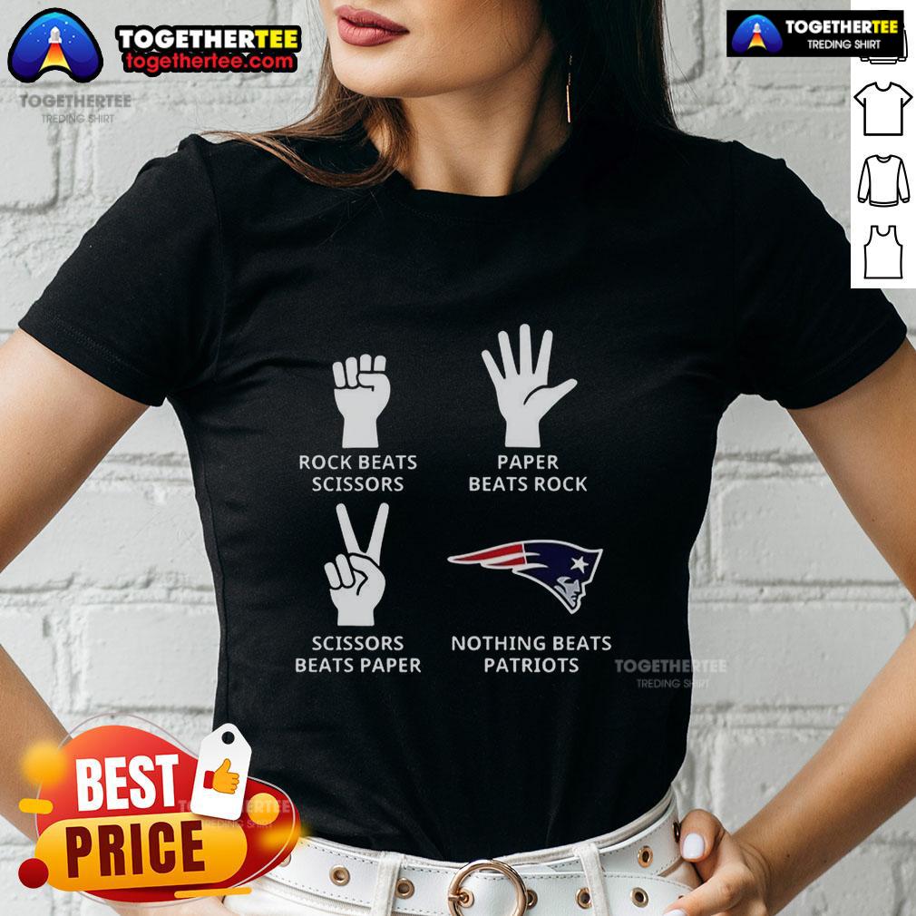 Hot Nothing Beats New England Patriots Football Logo T-Shirt - Image 3