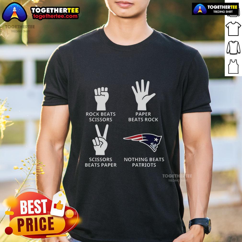 Hot Nothing Beats New England Patriots Football Logo T-Shirt