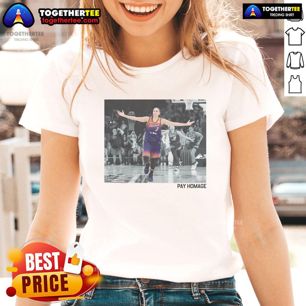 Official Diana Taurasi Pay Homage T-Shirt - Image 3