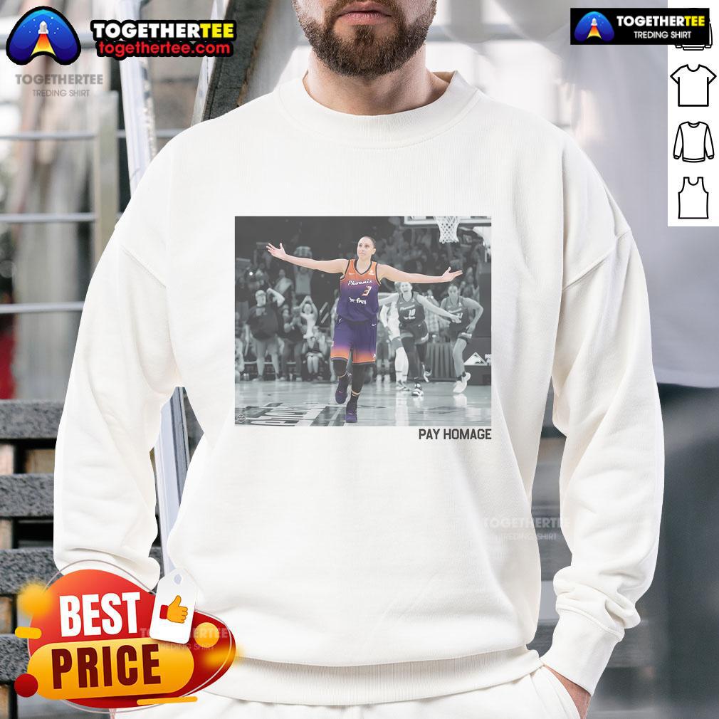 Official Diana Taurasi Pay Homage T-Shirt - Image 5