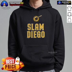 Alternative view of Official San Diego Padres Brown Slam Diego T-Shirt