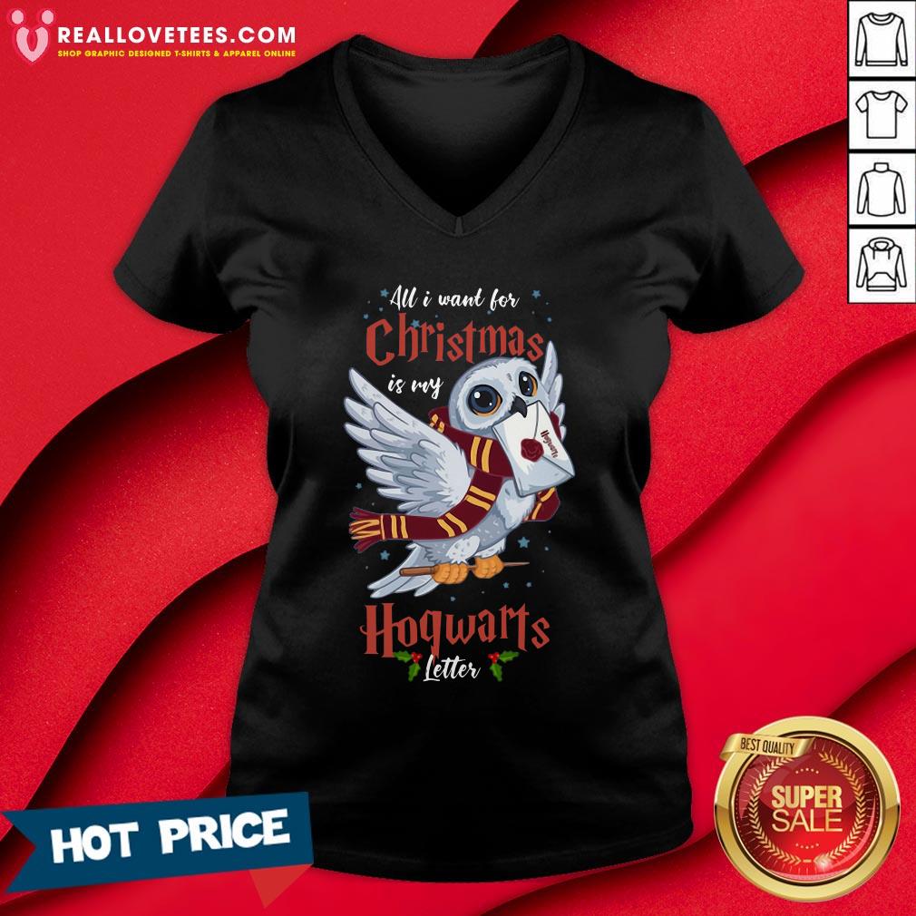 Hot All I Want For Christmas Is My Hogwarts Letter Shirt - Image 5
