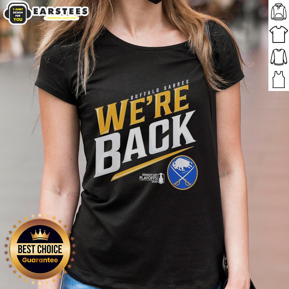 Awesome Buffalo Sabres Stanley Cup 2026 We're Back T-Shirt - Image 3