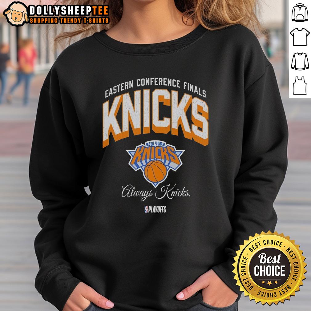 Awesome New York Knicks NBA Playoffs Eastern Conference Finals Always Knicks Vintage T-Shirt - Image 5