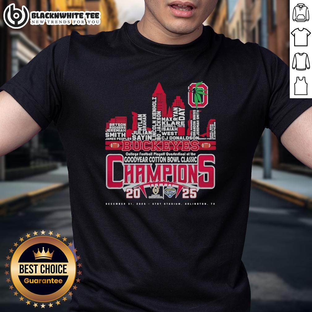 Good Ohio State Buckeyes College Football Playoff Quarterfinal At The Goodyear Cotton Bowl Classic T-Shirt