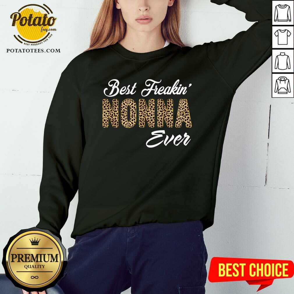 Best Freakin Nonna Ever Leopard Shirt - Image 3