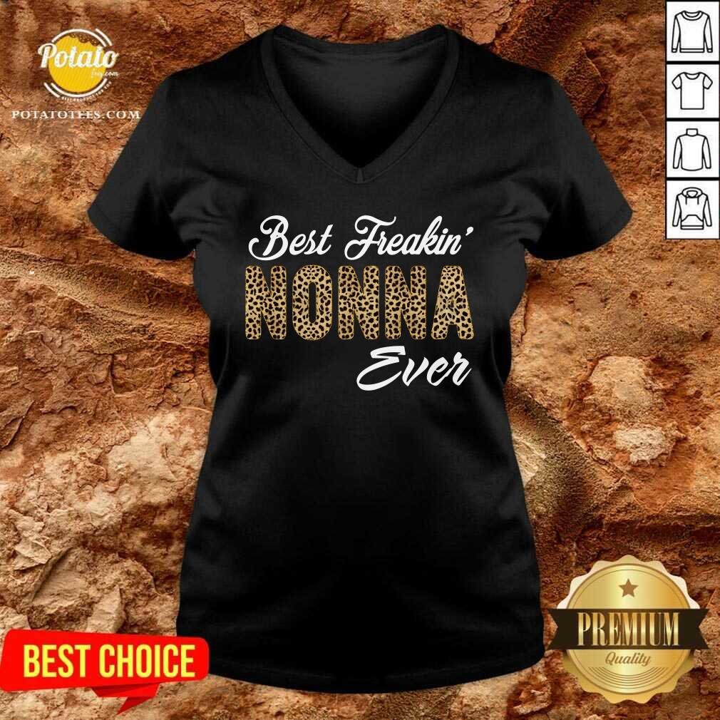 Best Freakin Nonna Ever Leopard Shirt - Image 4