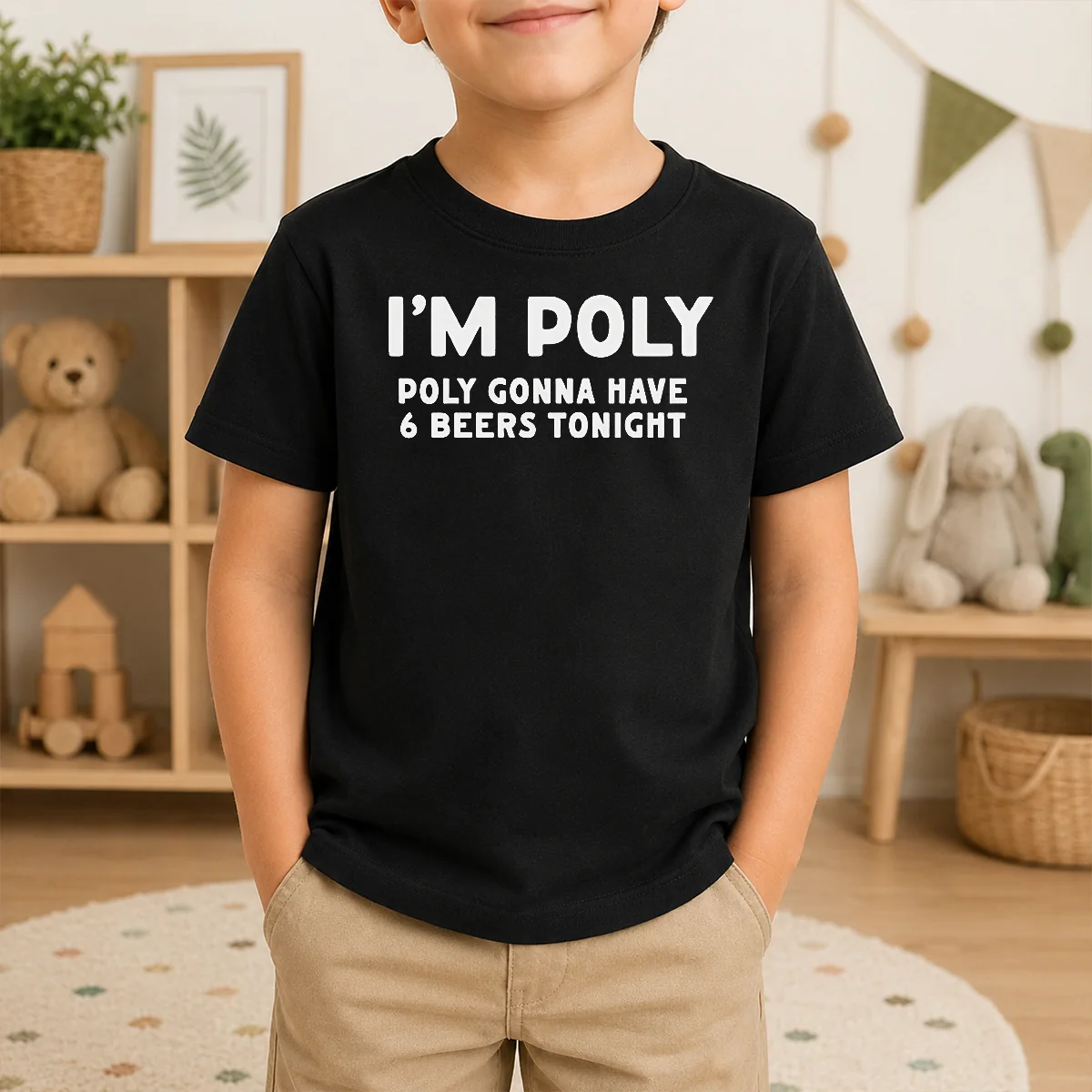 Good Top I'm Poly Gonna Have 6 Beers Tonight Polyamory Shirt - Image 9