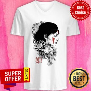 Alternative view of Mononoke Hime Princess Shirt