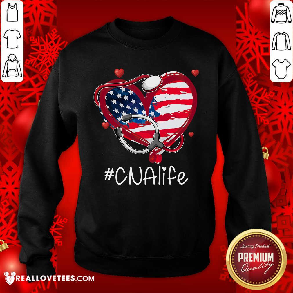 CNA Life Stethoscope Heart Shirt - Image 5