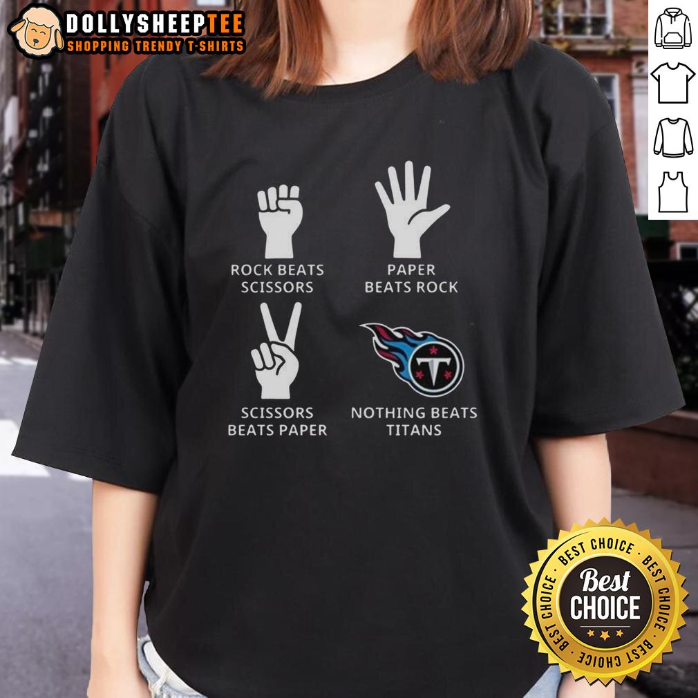 Hot Nothing Beats Tennessee Titans Football Logo T-Shirt - Image 3
