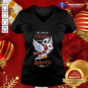 Alternative view of Nice All I Want For Christmas Is My Hogwarts Letter Shirt