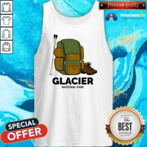 Alternative view of Skating Glacier National Park Shirt