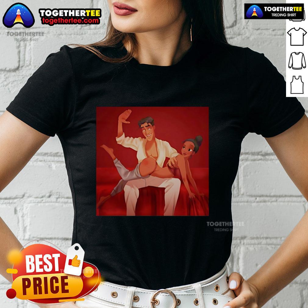 Original Princess Tiana And Prince Naveen Naughty T-Shirt - Image 3
