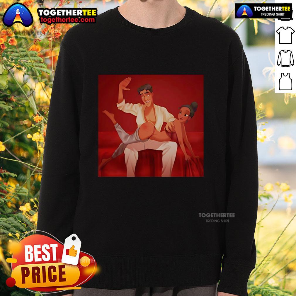 Original Princess Tiana And Prince Naveen Naughty T-Shirt - Image 5