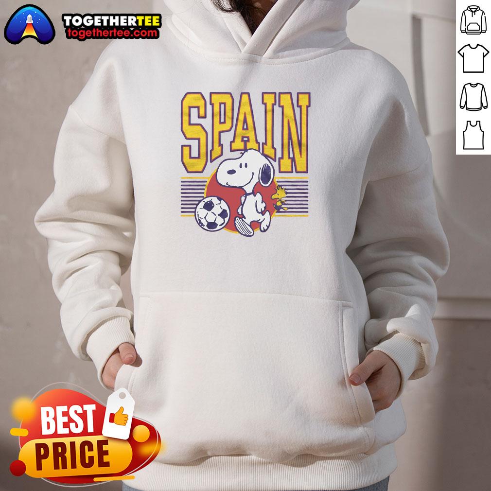 Top Peanuts Snoopy X Spain Soccer T-Shirt - Image 2