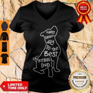 Alternative view of Hot Happy Father’s Day To The Best Pitbull Dad Shirt