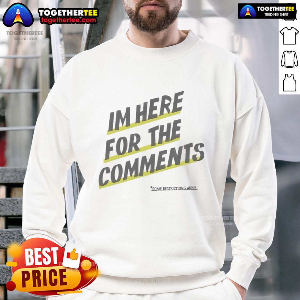 Top Paper Plane I'm Here For The Comments T-Shirt - Image 5