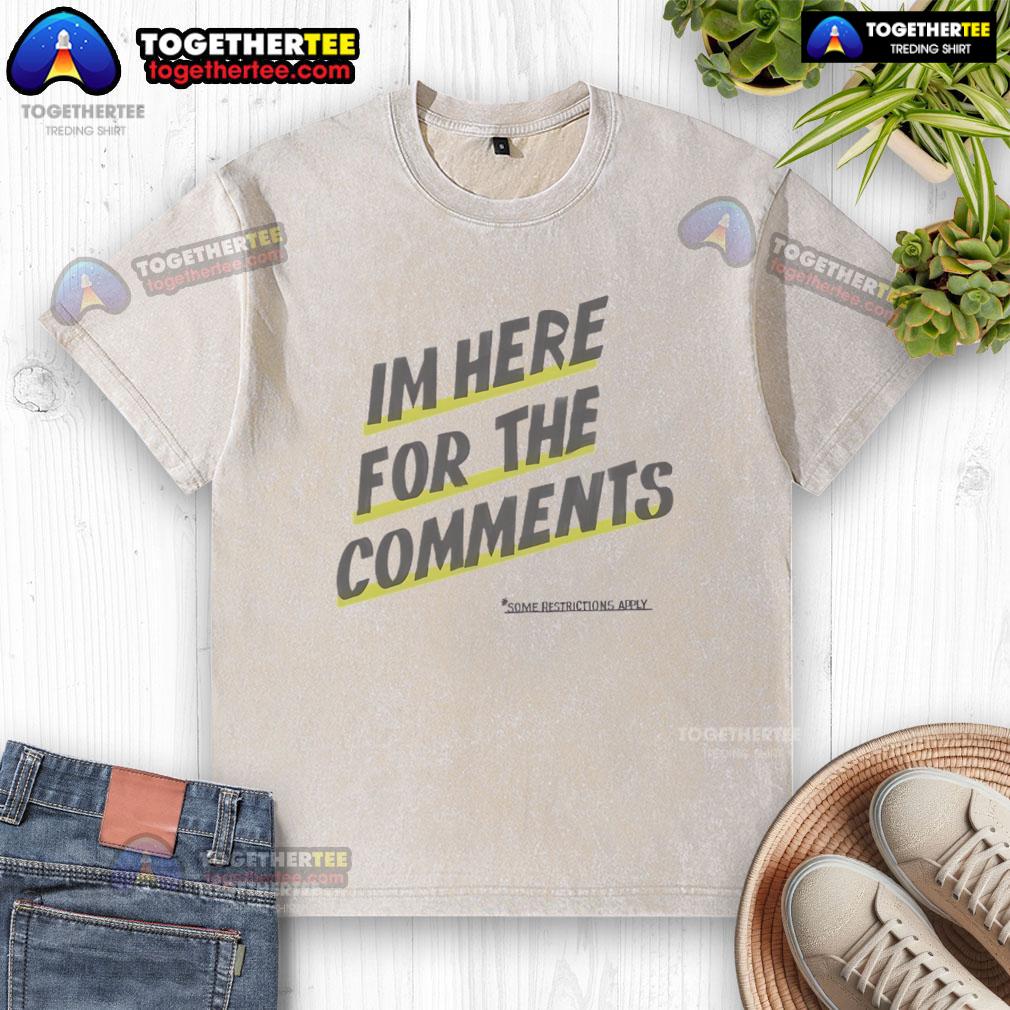 Top Paper Plane I'm Here For The Comments T-Shirt - Image 6