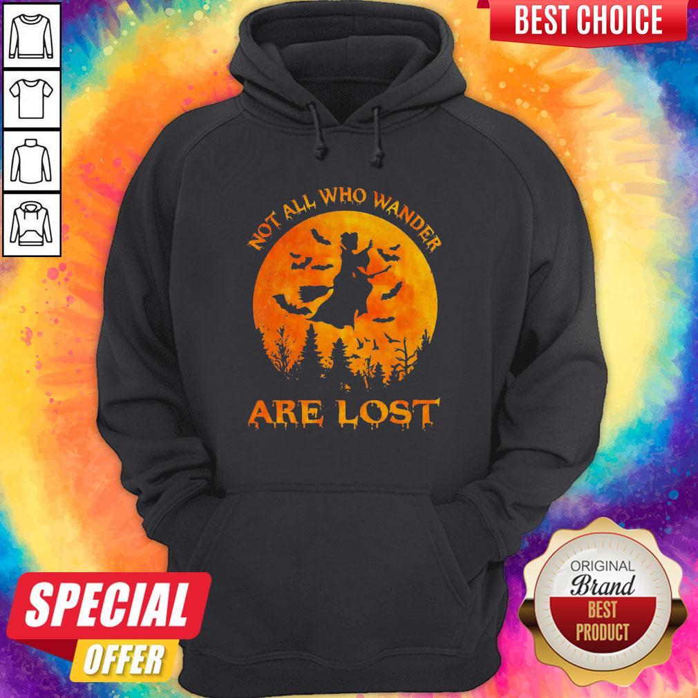Awesome Witch Not All Who Wander Are Lost Shirt - Image 5