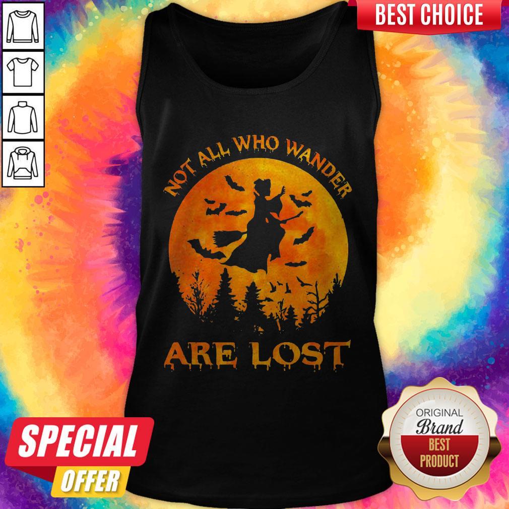 Awesome Witch Not All Who Wander Are Lost Shirt - Image 3