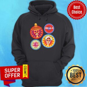 Alternative view of Mexico Day Of The Dead Sugar Skull Couple Shirt