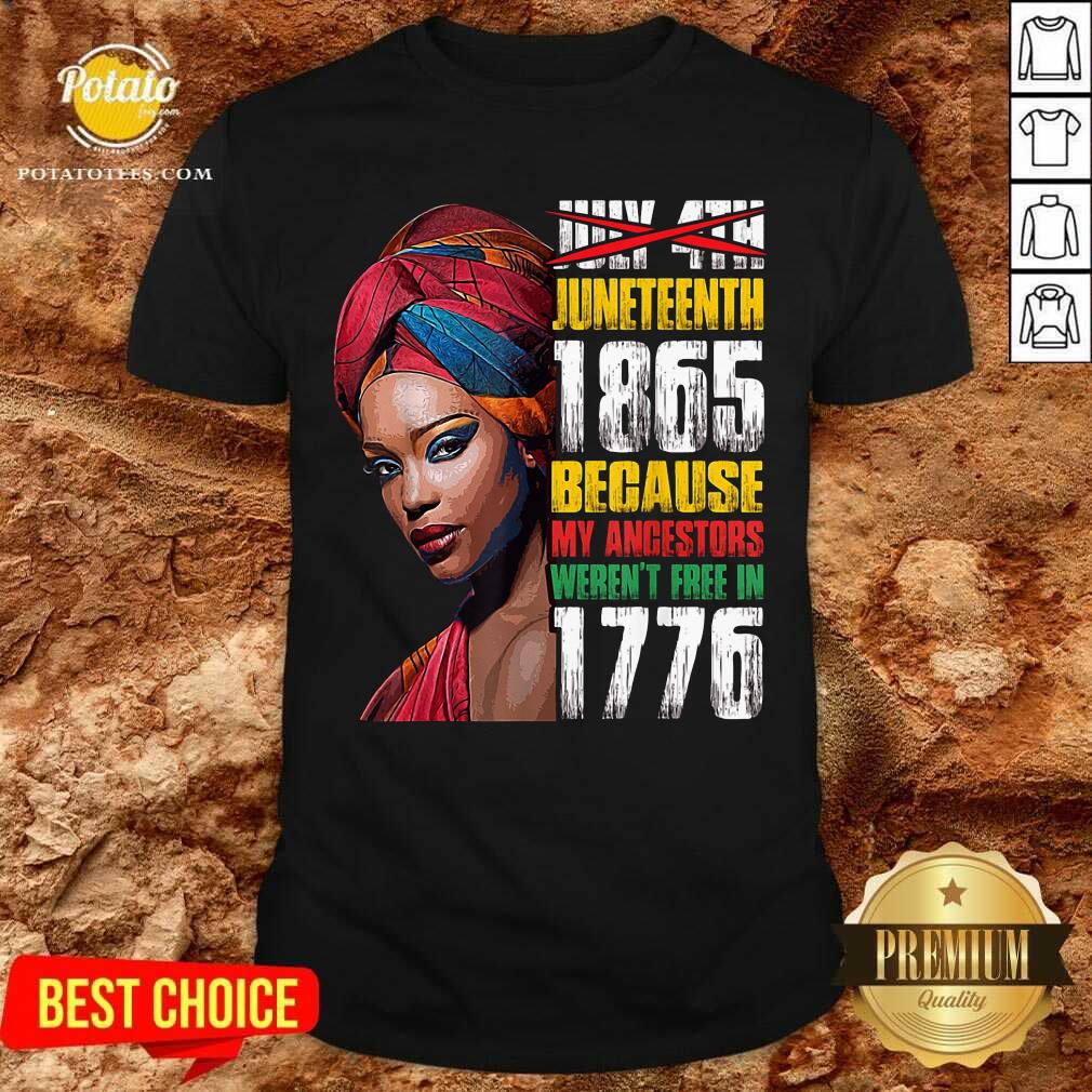 Black Women Juneteenth 1865 Shirt