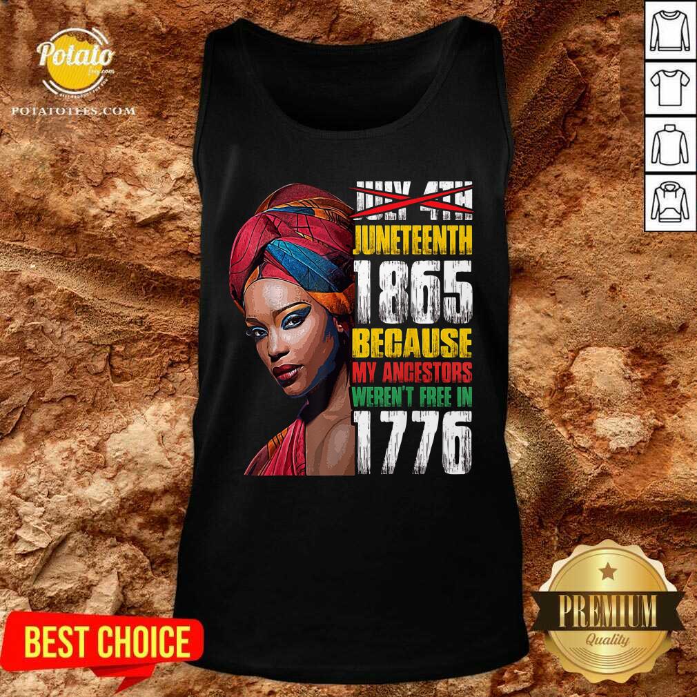 Black Women Juneteenth 1865 Shirt - Image 3
