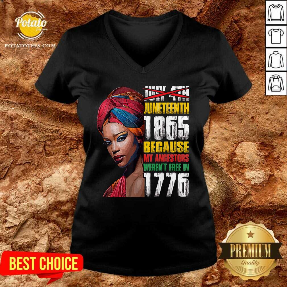 Black Women Juneteenth 1865 Shirt - Image 2