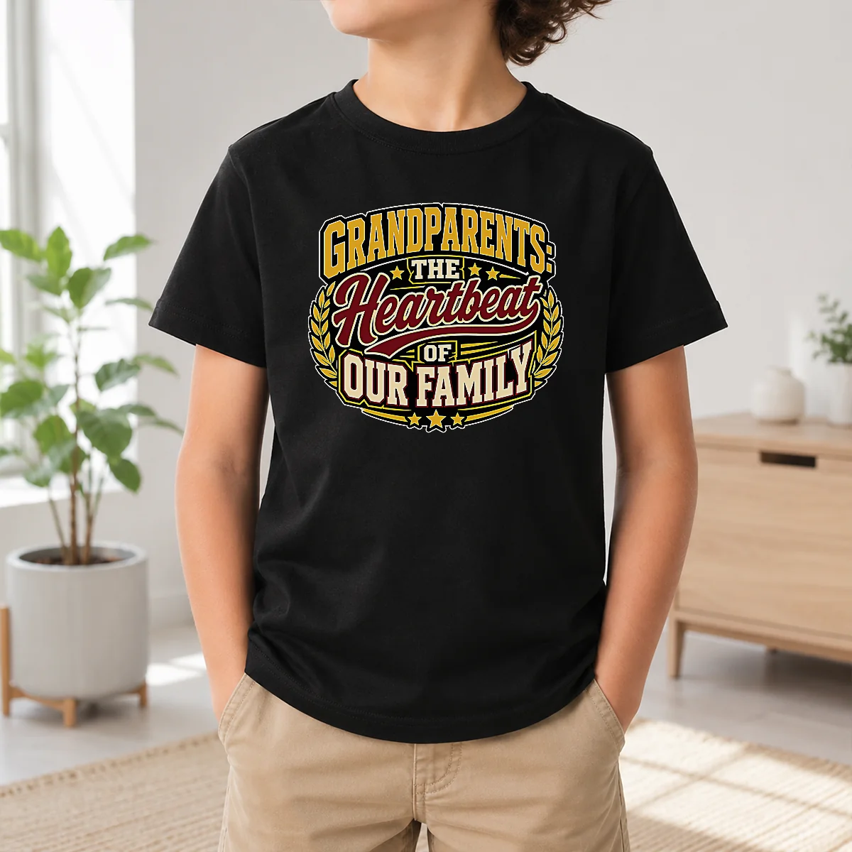 Hot Grandparents Day Heartbeat Gratitude Mascot Shirt - Image 9