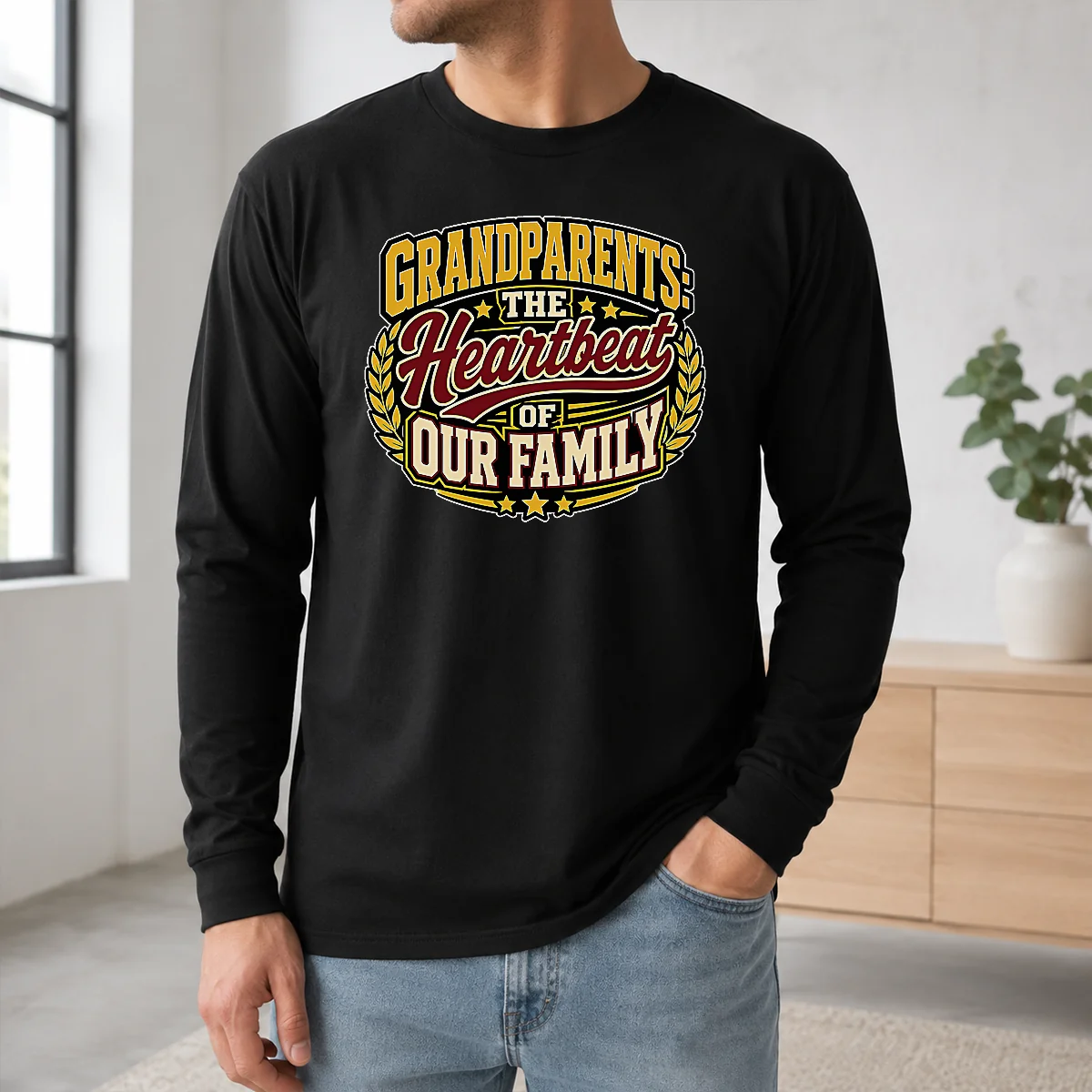Hot Grandparents Day Heartbeat Gratitude Mascot Shirt - Image 5