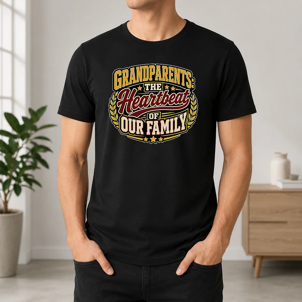 Hot Grandparents Day Heartbeat Gratitude Mascot Shirt