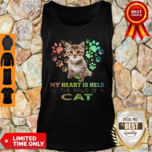Alternative view of My Heart Is Held By The Paws Of A Cat Shirt