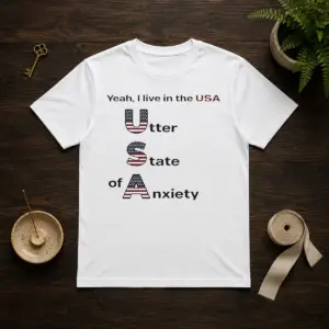 Official Yeah I Live In The USA Utter State Of Anxiety Shirt