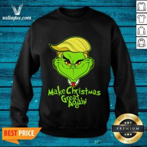 Alternative view of Lovely Awesome Grinch Trump Make Christmas Great Again Shirt