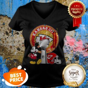 Alternative view of Mickey Mouse And Kansas City Chiefs Champions Super Bowl Shirt