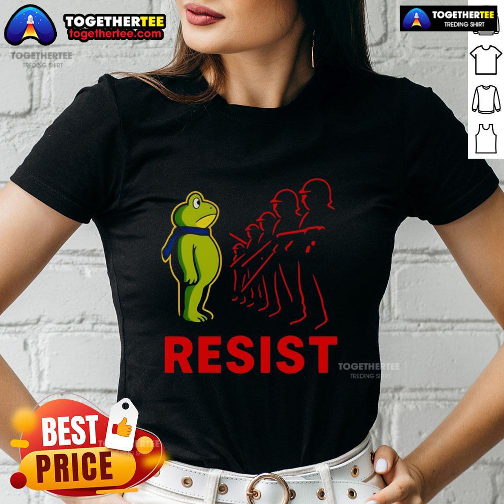 Awesome Portland Frog Fck Ice Anti Trump T-Shirt - Image 3
