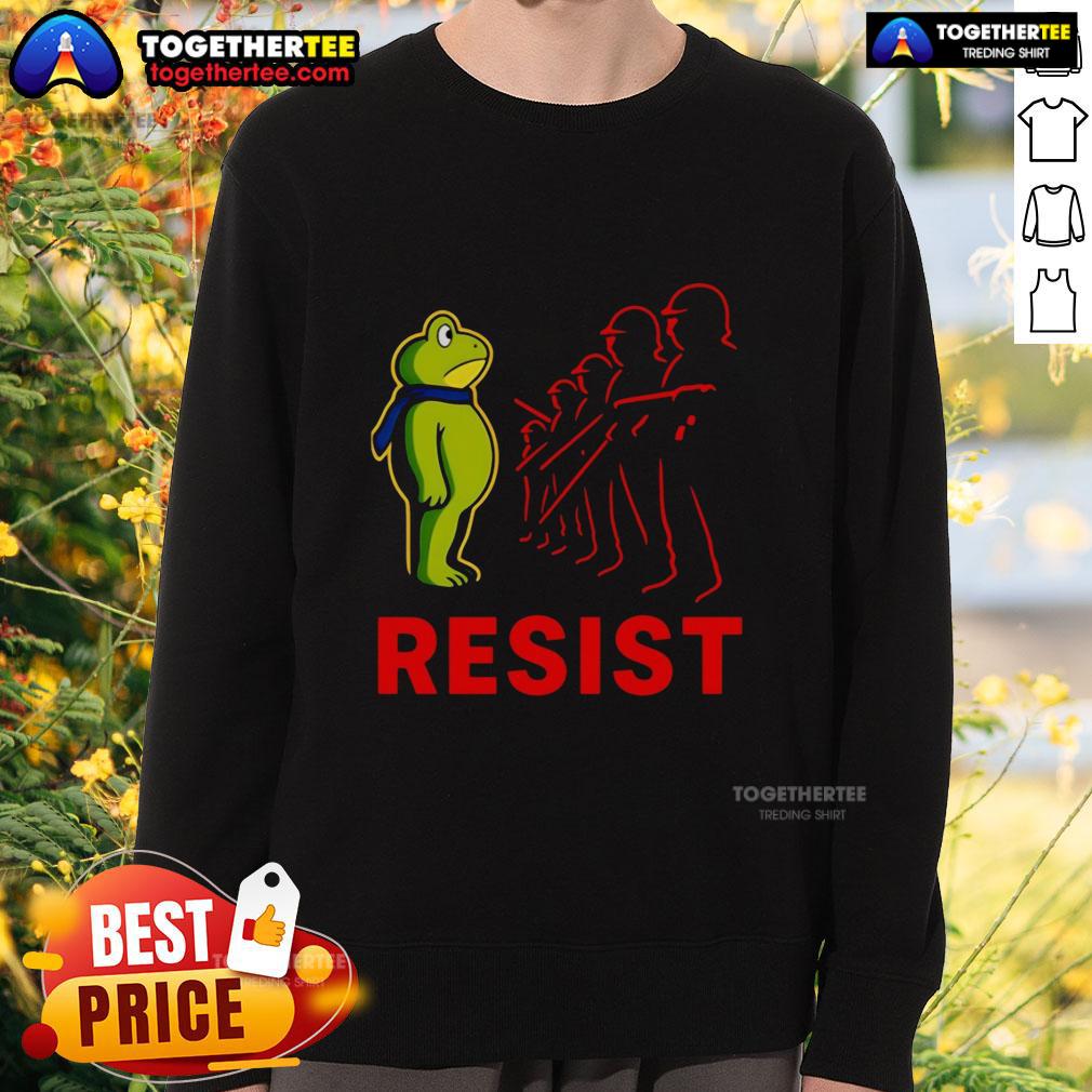 Awesome Portland Frog Fck Ice Anti Trump T-Shirt - Image 5