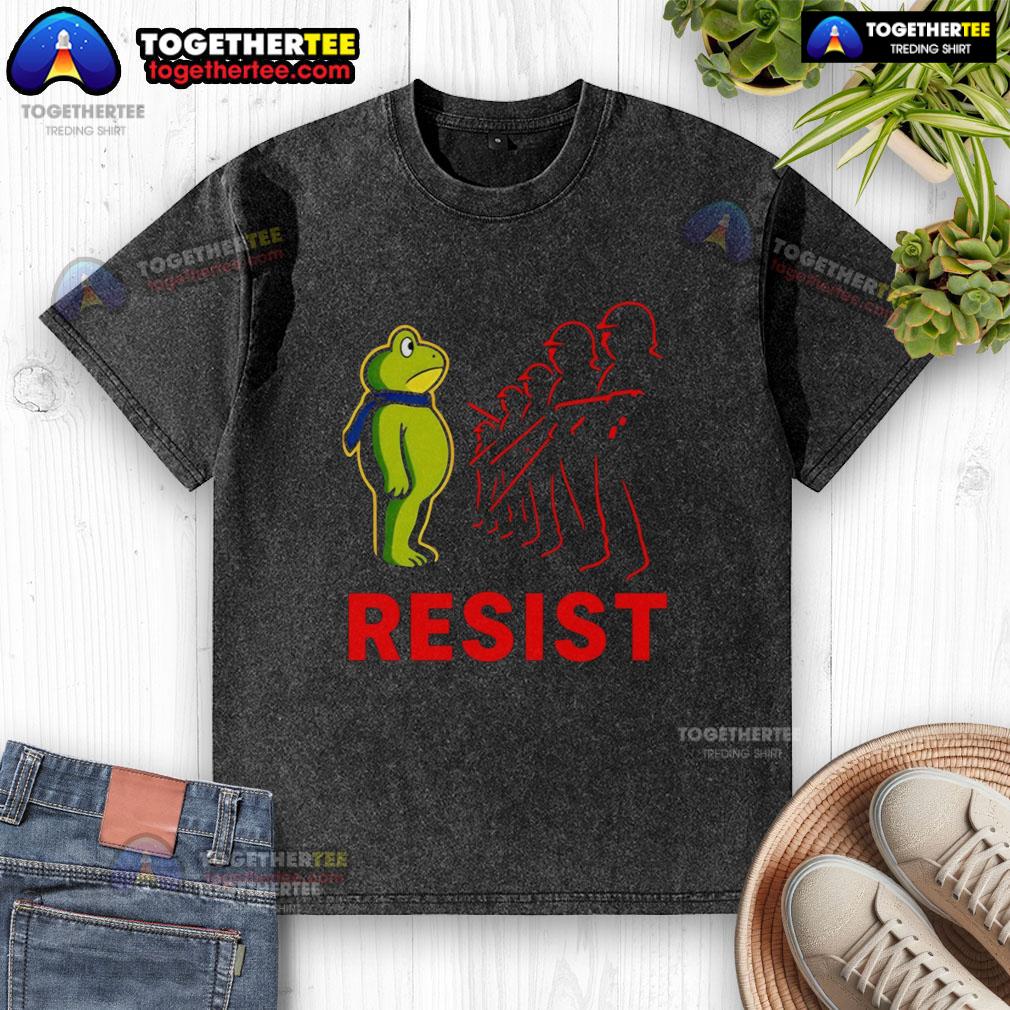 Awesome Portland Frog Fck Ice Anti Trump T-Shirt - Image 6