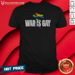 Top War Is Gay Pride Rainbow Jet Bomber Shirt