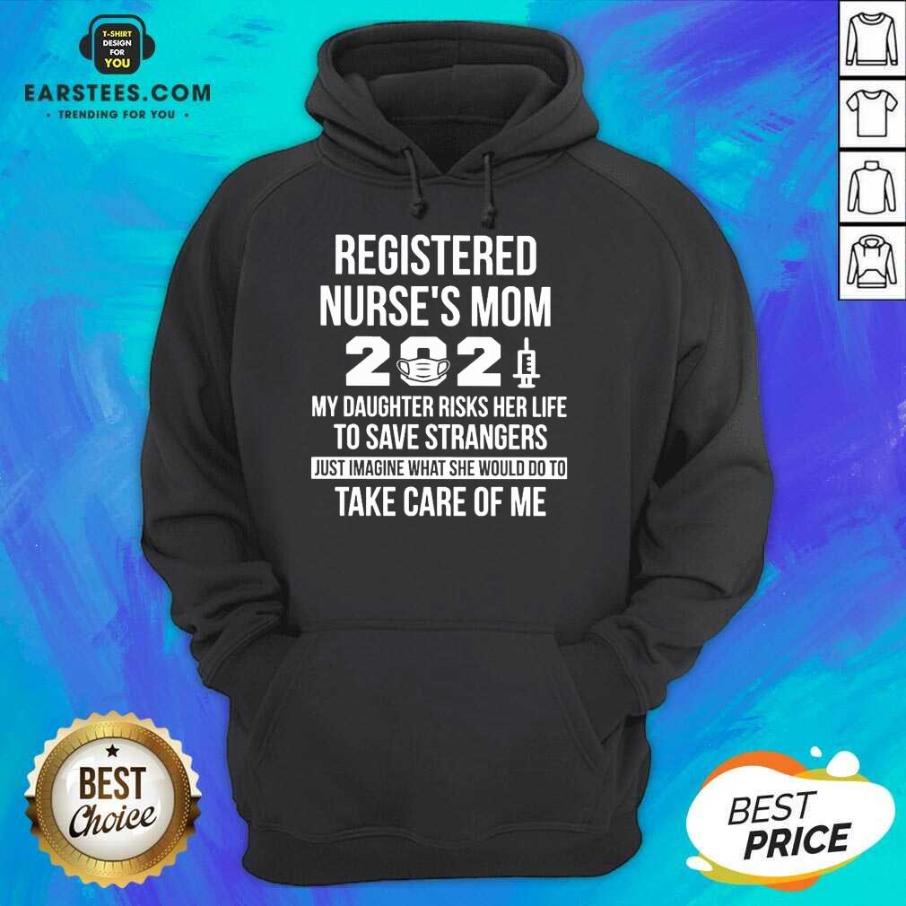 Awesome Registered Nurses Mom 2021 Shirt - Image 4