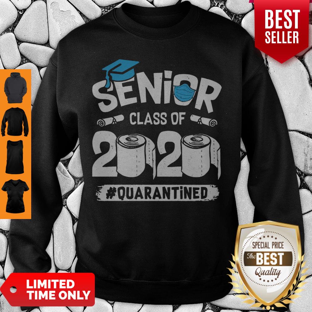 Awesome Senior Class of 2020 Quarantine Funny Graduation Toilet Paper Shirt - Image 3